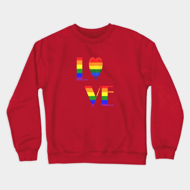 Gay Love Crewneck Sweatshirt by TeesFashion